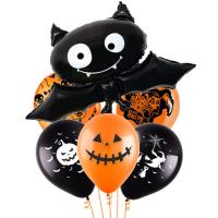 Букет Летучая мышь черная Фигура фольга 1шт+шары латекс с рис 5шт с гелием+обработка+грузик Букет Летучая мышь черная Фигура фольга 1шт+шары латекс с рис 5шт с гелием+обработка+грузик