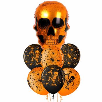 Букет Череп золото 7 шт Букет Череп золото 7 шт