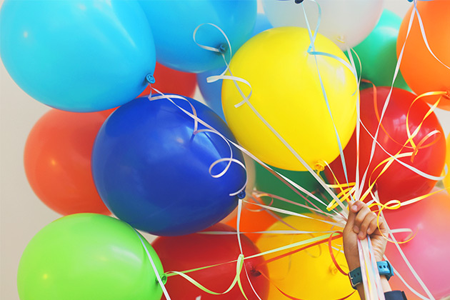 Наполнение шаров гелием