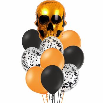 Букет Череп золото 10 шт Букет Череп золото 10 шт