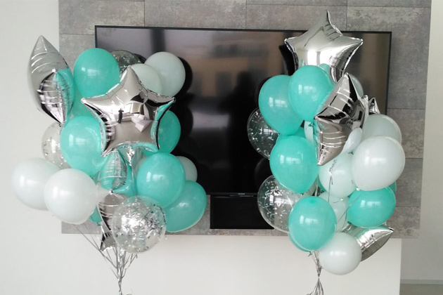 Фонтаны из шаров