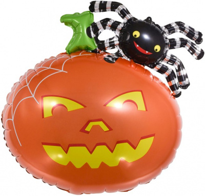 Шар Фигура Мини Тыква и паук 1 шт