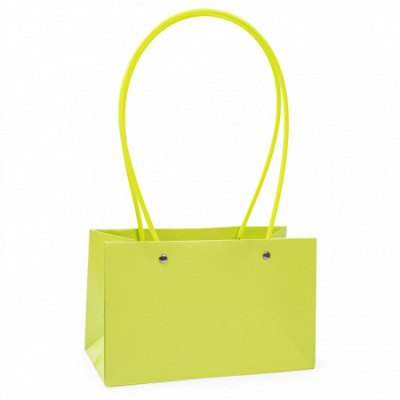 Сумочка для цветов лайм 22*10,5*13,5 см 1 шт