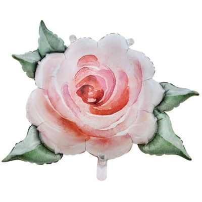 Шар фольга Фигура Роза акварель (ВЗ) Шар фольга Фигура Роза акварель (ВЗ)