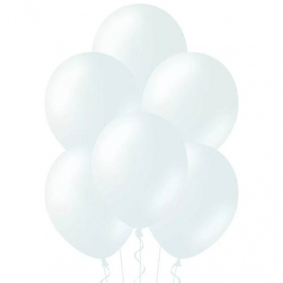 Букет Шары Перламутр белые 35 см 1 шт