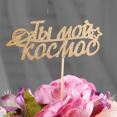 Топпер Ты мой космос 1 шт Топпер Ты мой космос 1 шт