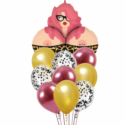 Букет Мадам Си-Си Леопард 10 шт