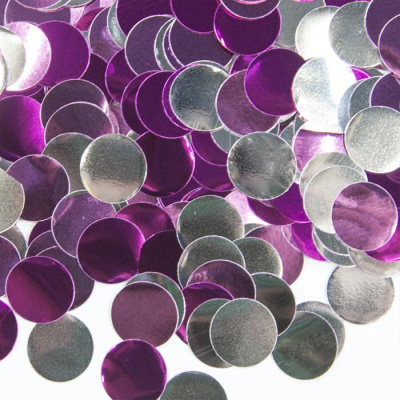 Конфетти Веселый праздник Круг розовый микс 1 см 50 г