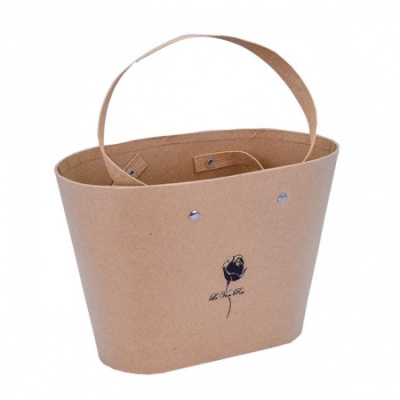 Сумочка для цветов крафт 22*13,5*15 см 1 шт