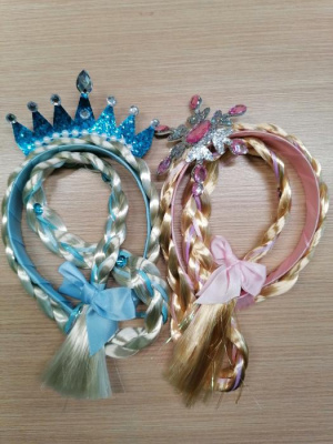 К Ободок с косой микс 1 шт