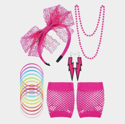 Набор Пати розовый 1 шт (браслеты розовые)
