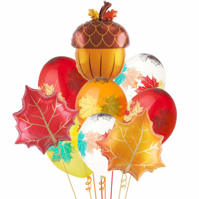 Букет Осенние листья ассорти 9 шт