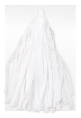 Гирлянда Тассел белая 35*12 см 12 листов