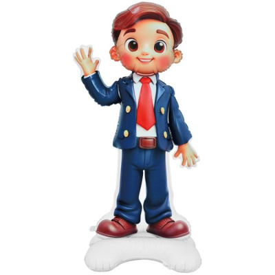 Шар фольга Фигура Под воздух Ученик 155 см 1 шт