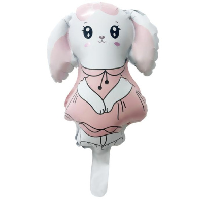 Шар Фигура Мини Зайка в платье 1 шт Шар Фигура Мини Зайка в платье 1 шт