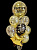 Букет Выпускник Black&Gold 11 шт