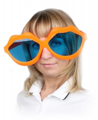 Очки гигант поцелуй 1 шт  