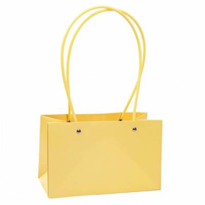 Сумочка для цветов канареечный 22*10,5*13,5 см 1 шт