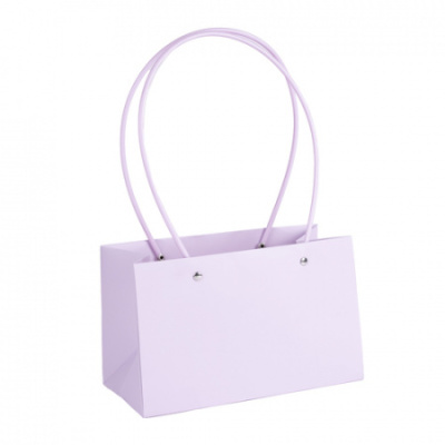 Сумочка для цветов светло-сиреневая 22*10,5*13,5 см 1 шт