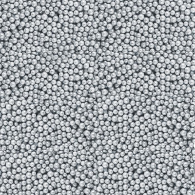 Шарики ДБ пенопласт серебро металл 2-4 мм 10 г