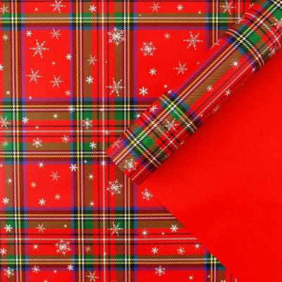 Бумага глянцевая двустор С Новым годом! 70*100 см 1 шт