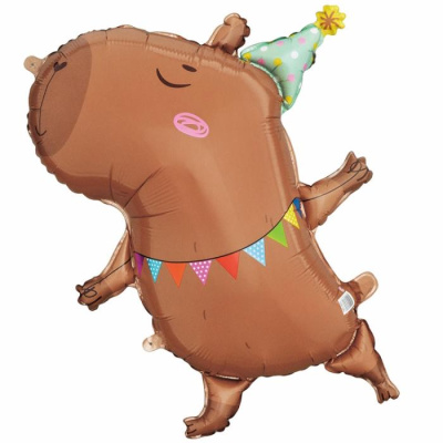 Шар фольга Фигура Капибара (ВЗ) Шар фольга Фигура Капибара (ВЗ)