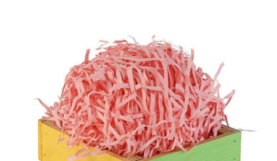 Наполнитель декор бумажный нежно-розовый 50 гр 1 шт