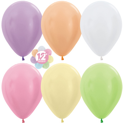 Шар 12"/30см перламутр ассорти 50шт