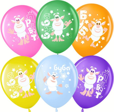 В 12" Пастель ассорти Буба 25 шт В 12" Пастель ассорти Буба 25 шт