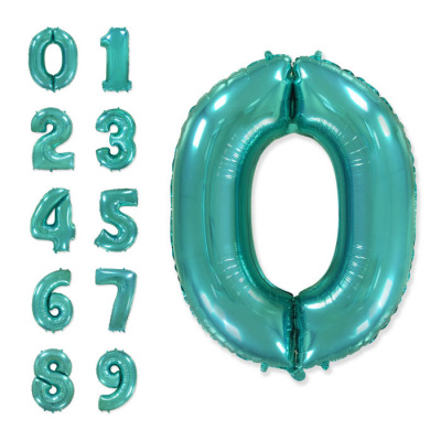 Шар Цифра Тиффани с гелием 1 шт Шар Цифра Тиффани с гелием 1 шт