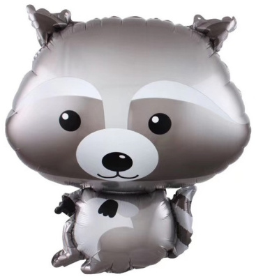 К Шар фольга Фигура Енотик 65 см