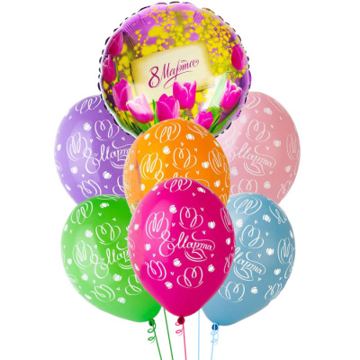 Букет 8 Марта! Тюльпаны 7 шт 