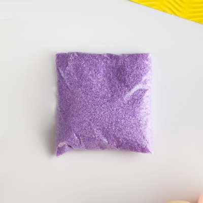 Песок сиреневый микс для декора 100 гр 1 шт Песок сиреневый микс для декора 100 гр 1 шт