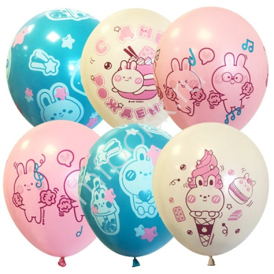 Шар М 12" Пастель Каваи 25 шт