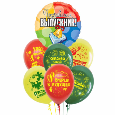 Букет Выпускник Спасибо школе! 7 шт Букет Выпускник Спасибо школе! 7 шт