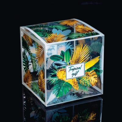 Коробка складная Тропики пластик 12*12*12 см 1 шт