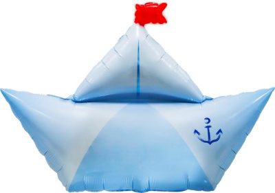 Шар фольга Фигура Кораблик бумажный (FL) Шар фольга Фигура Кораблик бумажный (FL)