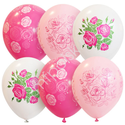 Шар М 12" Пастель Розы 25 шт Шар М 12" Пастель Розы 25 шт