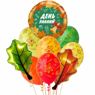 Букет 1 Сентября! День знаний! Листья 9 шт