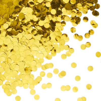 Конфетти Волна Веселья Круг золото фольга 1 см 50 г Конфетти Волна Веселья Круг золото фольга 1 см 50 г