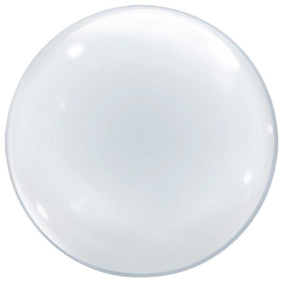 Шар фольга без рисунка Сфера Бабл 30" прозрачный 1 шт ВЗ Шар фольга без рисунка Сфера Бабл 30" прозрачный 1 шт ВЗ