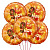 Букет из фольгированных шаров 9 Мая!