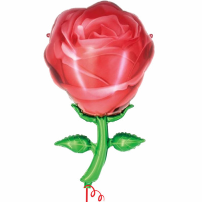 Фигура Роза надутая гелием 1 шт
