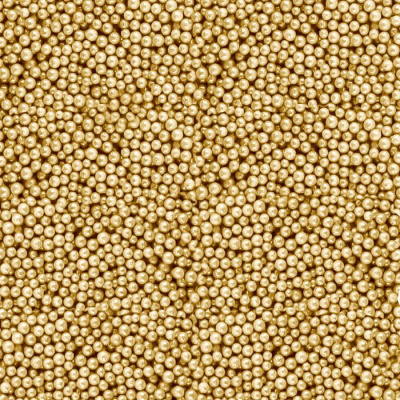 Шарики ДБ пенопласт золото металл 2-4 мм 10 г