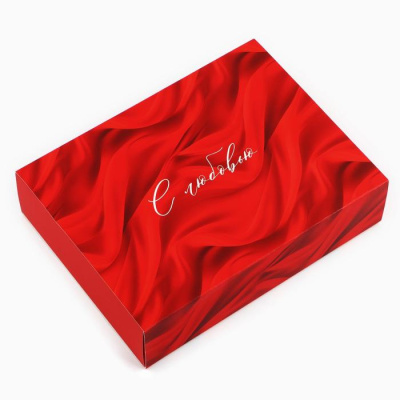 Коробка складная С Любовью 20*15*5 см 1 шт