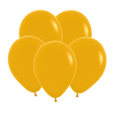 Шар S 5" Пастель горчичный 100шт