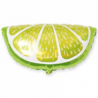 Шар фольга Фигура Долька лайма (FL)