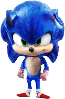 Шар фольга Фигура Ежик Аниме синий (FL) Шар фольга Фигура Ежик Аниме синий (FL)