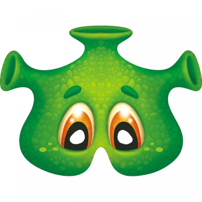 Маска картон Инопланетянин 1 шт