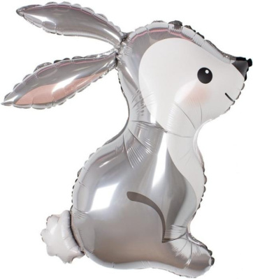 Шар фольга Фигура Заяц лесной 79 см Шар фольга Фигура Заяц лесной 79 см